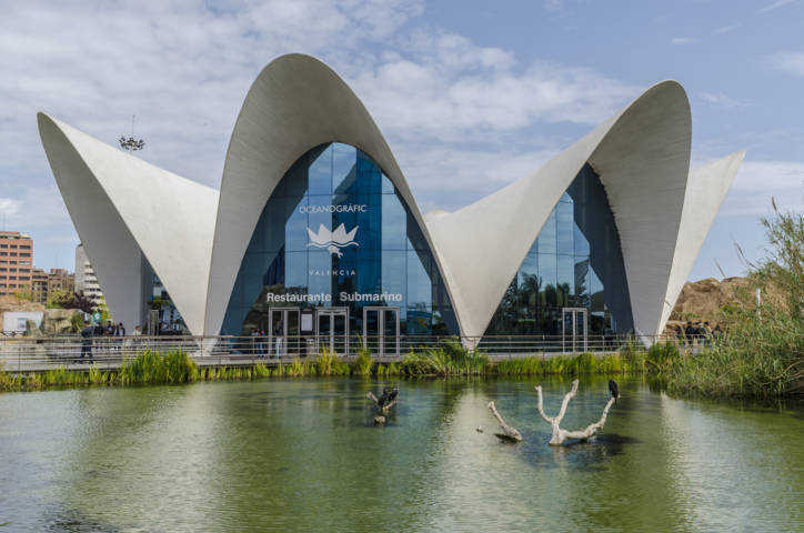 172 - Valencia - Ciutat de Les Arts i Les Ciencies - Oceanografic - restaurante submarino